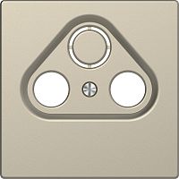 Лицевая панель Schneider Electric Merten D-Life для 3-м. розетки TV+R+SAT сахара картинка